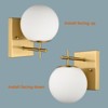 Claxy Mid Century Modern Globe Sconce - 2 Light - 4 of 4