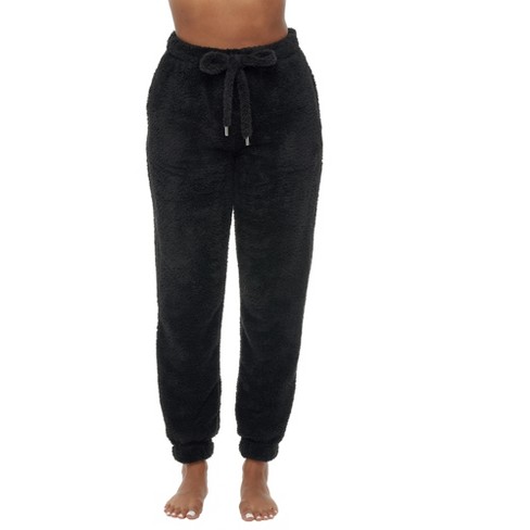 Fuzzy Sweatpants - Black