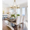 Savoy House Nouvel 6 - Light Chandelier in  Warm Brass - 4 of 4
