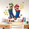 Super Mario Luigi and Mario Giant Peel & Stick Kids' Wall Decals - RoomMates: Multicolor Self-Adhesive Paper Decor - 2 of 4