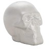 Transpac Halloween Metallic Skulls Dolomite Salt and Pepper Shakers Collectables Black and White 3.25 in. Set of 2 - 3 of 4