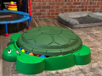 Kinetic Sand Surprise in my @Little Tikes turtle sandbox part 2