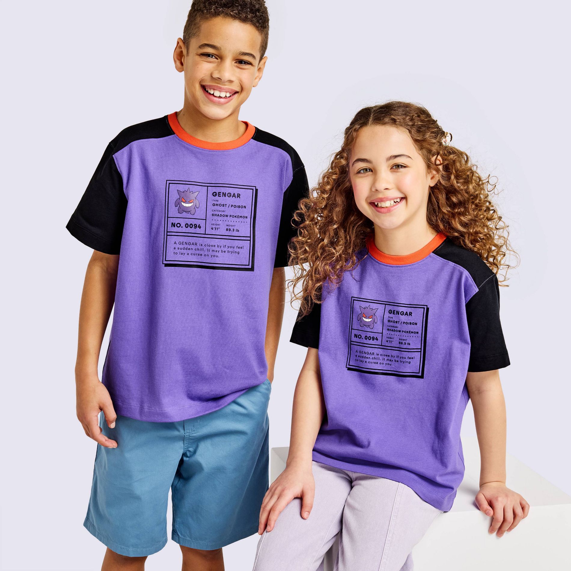 Youth Gengar Graphic Short Sleeve Crewneck T-Shirt - Pokémon x Target