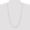 Black Bow Jewelry 1.4mm, 14k Yellow Gold, Singapore Chain Necklace - 2 of 4