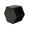 NicBex 23.62 Inch Hexagon Coffee Table Modern Wooden End Table with Storage for Living Room, Bedroom - 4 of 4