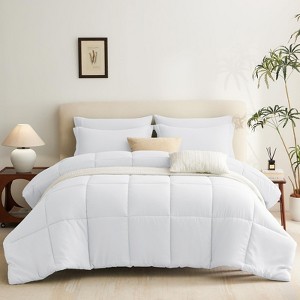 BAGOKIE Comforter Set 5/7 Pieces Bed in a Bag Set for All Season - 1 of 4