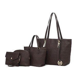 MKF Collection Arya Signature Vegan Leather Tote Bag for Women Versatile Handbag Purse by Mia K - 1 of 4