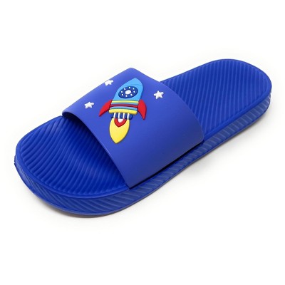 JEFFRICO Boys Comfort Sandals Kids Slip On Lightweight EVA Water Shower Pool Beach Sandals Slides
