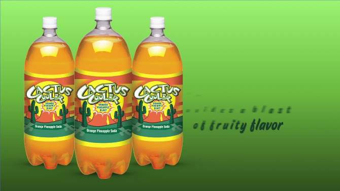 Cactus Cooler Orange Pineapple Soda - 20 fl oz Bottle, 2 of 5, play video