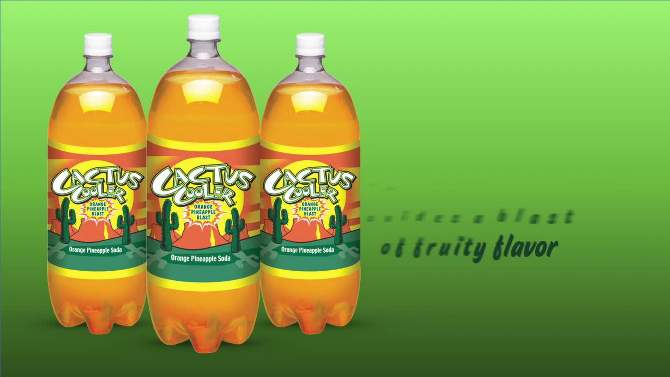 Cactus Cooler Orange Pineapple Soda - 20 fl oz Bottle, 2 of 5, play video