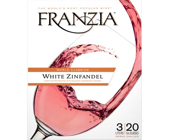 Franzia White Zinfandel Rose Wine - 3L Box