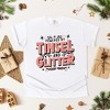 Simply Sage Market Women's Powered By Tinsel And Glitter Short Sleeve Garment Dyed Tee - 3 of 4