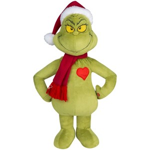 Gemmy Grinch Holiday Greeter with Light Up Heart, Multi - 1 of 2