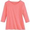 Collections Etc 3/4 Sleeve Top - 2 of 4
