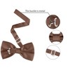 Allegra K Men's Pre-tied Solid Adjustable Classic Tuxedo Wedding Bow Ties - 3 of 4
