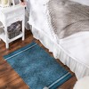 Design Imports Modern Edge Stripe - Teal - 2 X 3 Ft - 4 of 4
