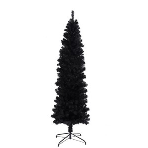 Slim Artificial Christmas Tree - 1 of 4