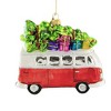 Huras Family 4.0 Inch Retro Van With Christmas Tree Ornament Camper Hippie Tree Ornaments - 2 of 3