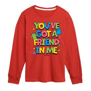 Boys' - Toy Story 4 - Youve Got A Friend In Me Long Sleeve Graphic T-Shirt - 1 of 3
