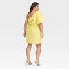 Women's One Shoulder Mini A-Line Dress - A New Day™ - 2 of 3