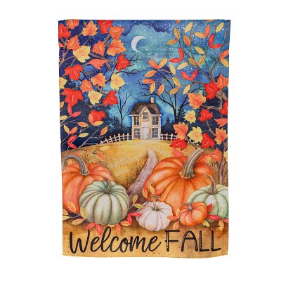 Evergreen Alive in Fall Suedes Garden Flag 12 x 18 Inches Indoor Outdoor Decor
