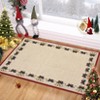 Christmas Runner Rug Solid Non-Slip Washable Christmas Kitchen Rug Holiday Decor Carpet for Dining Room Nursery Office - 3 of 4