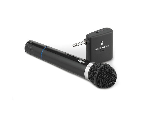 The Singing Machine Uni-Directional VHF Wireless Microphone - Black (SMM-107)