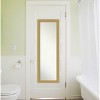 18" x 52" Brace Brushed Framed Full Length on the Door Mirror Gold - Amanti Art: Polystyrene, No Assembly Required - 4 of 4