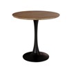 FONTOI Dining Tables with a Round Manufactured Tabletop, Glam Style, Special Design, International Concept, Multicolored, 31.5"*31.5"*29.5" - 2 of 4