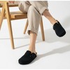 CUSHIONAIRE Hana - Genuine Leather Suede Classic Clog Womens Shoes - Slip On Mule Comfortable Shoes for Women - 2 of 4