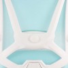 Elama Full Back Mesh Adjustable Office Chair with Headrest in Blue with White Frame - 2 of 4