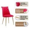Clihome Velvet Dining Chairs Set of 2 - 4 of 4
