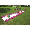 WOW Watersports 25 Foot Long Inflatable Strike Zone Outdoor Waterslide with Slippery Embossed PVC, Built In Sprinklers, 2 Sleds, and 6 Bowling Pins - 4 of 4