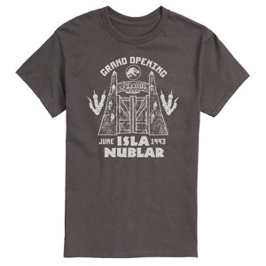 Men's - Jurassic Park - Isla Nublar Grand Opening Short Sleeve Graphic T-Shirt - 1 of 4