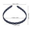 Unique Bargains Women's Classic Elegant Frosted Chain Hairband 5.51"x4.72" 1 Pc - 3 of 4