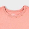 Kids' 2pk Adaptive Short Sleeve Bodysuit with Abdominal Access - Cat & Jack™ Burgundy/Coral Pink - 3 of 4