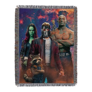 Northwest Guardians of the Galaxy Woven Tapestry Throw Blanket, 48" x 60", Space Crew - 1 of 1