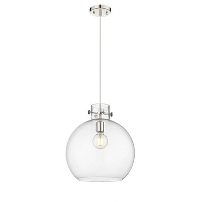 Newton Sphere - 1 Light Pendant In Industrial Style-15.38 Inches Tall and 14 Inches Wide
