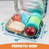 Bentology Blue Camo Lunch Box- Kids Back To School Insulated, Durable Lunchbox Tote Bag Fits Bento Boxes, Jars & Bottles- Reusable School Lunch Sleeve - 4 of 4