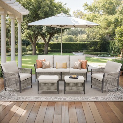 Buenhomino Patio Furniture Wicker Outdoor Conversation Set
