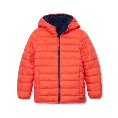 Lands' End Kids Water Resistant Reversible Hooded Jacket