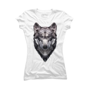 Junior's Design By Humans Alpha \Gray\"" By Landauart T-Shirt - 1 of 3