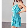 Women's Smocked Waist Ruffle Romper - DO+BE - 2 of 3