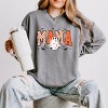 Simply Sage Market Mama Checkered Girl Ghost Lightweight Garment Dyed Sweatshirt - 2 of 3
