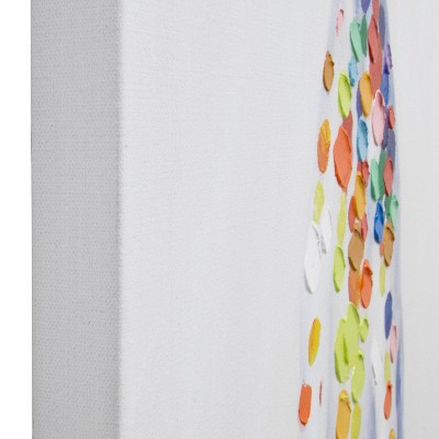 Rainbow Dalmatian Whimsical Canvas Art, 40" x 28"