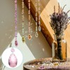 Unique Bargains Hanging Ornament DIY Craft Teardrop Crystal Chandelier Pendant Beads 5.71" x 1.5" 10 Pcs - 4 of 4