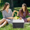 VEVOR Portable Cooler, 8.5 QT Hard Cooler with Ice Retention and Heavy-Duty Handles, Lightweight Rigid Material Insulated Portable Cooler, Black - 2 of 4