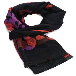 Mio Marino | Women's Cashmere Feel, 100% Cotton Fashion Winter Scarf - 1 of 3