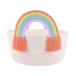 Round Rope Decorative Rainbow Easter Basket - Spritz™