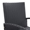 Outdoor Patio Furniture Set – 3-Piece Rattan Seating Combo with 2 Chairs and Table for Deck, Balcony, or Front Porch Furniture by Lavish Home (Gray) - 4 of 4